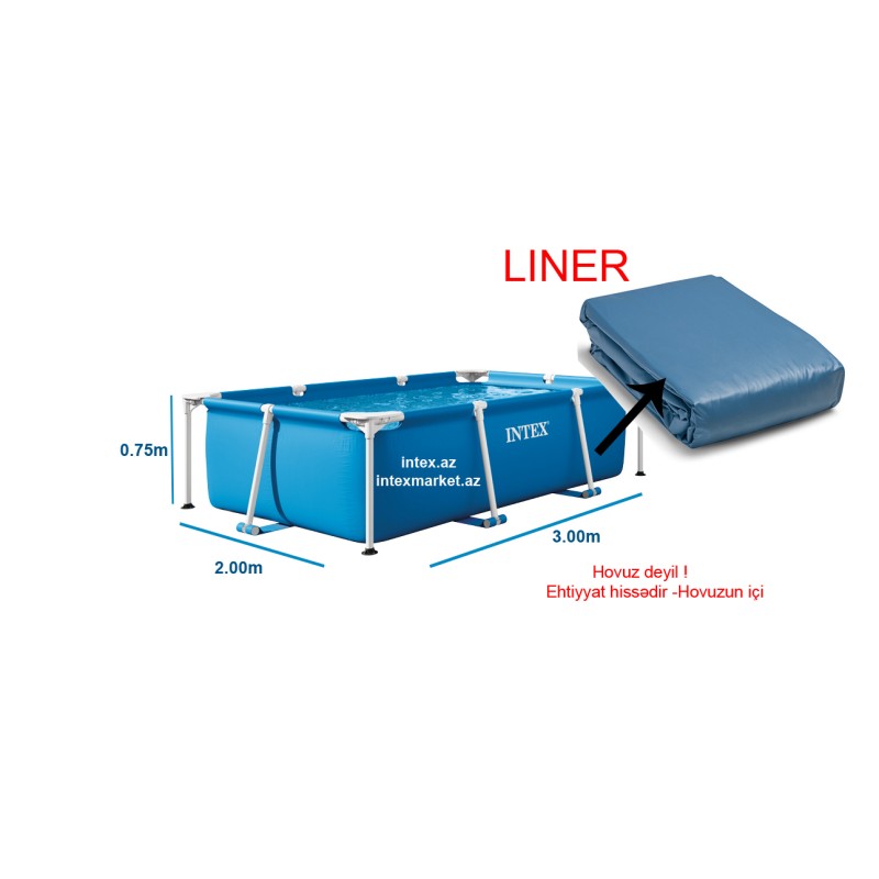 Intex 10944 LINER (300x200x75)