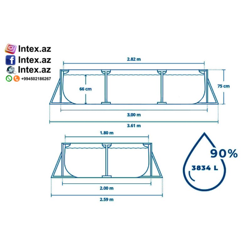intex 28272 (300x200x75)