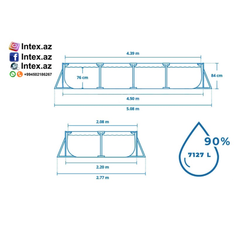 Intex 28273 (450x220x84)